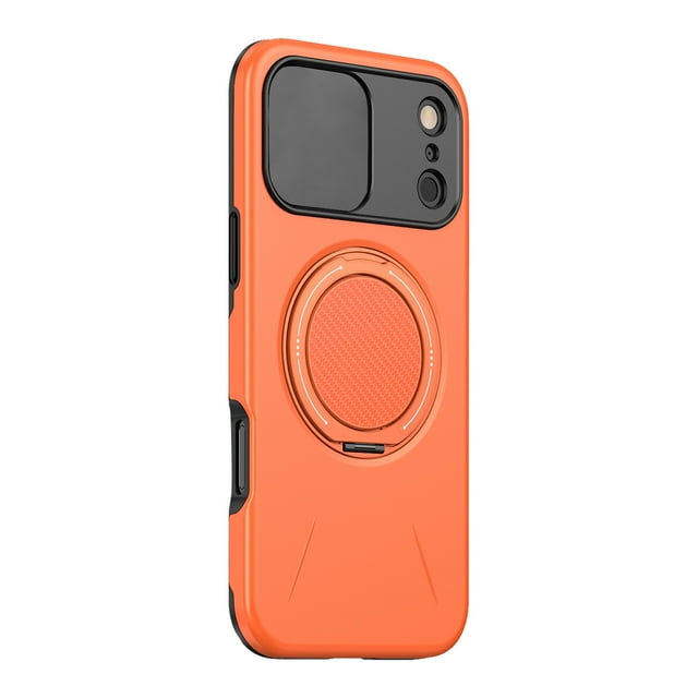 For 17 Pro Max Phone Cover With 360 Rotatable Stand Shockproof Protective Slim Fit and Scratch Design