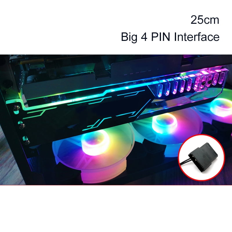 Computer LED Illuminated Graphics Card Support Holder Support Frame