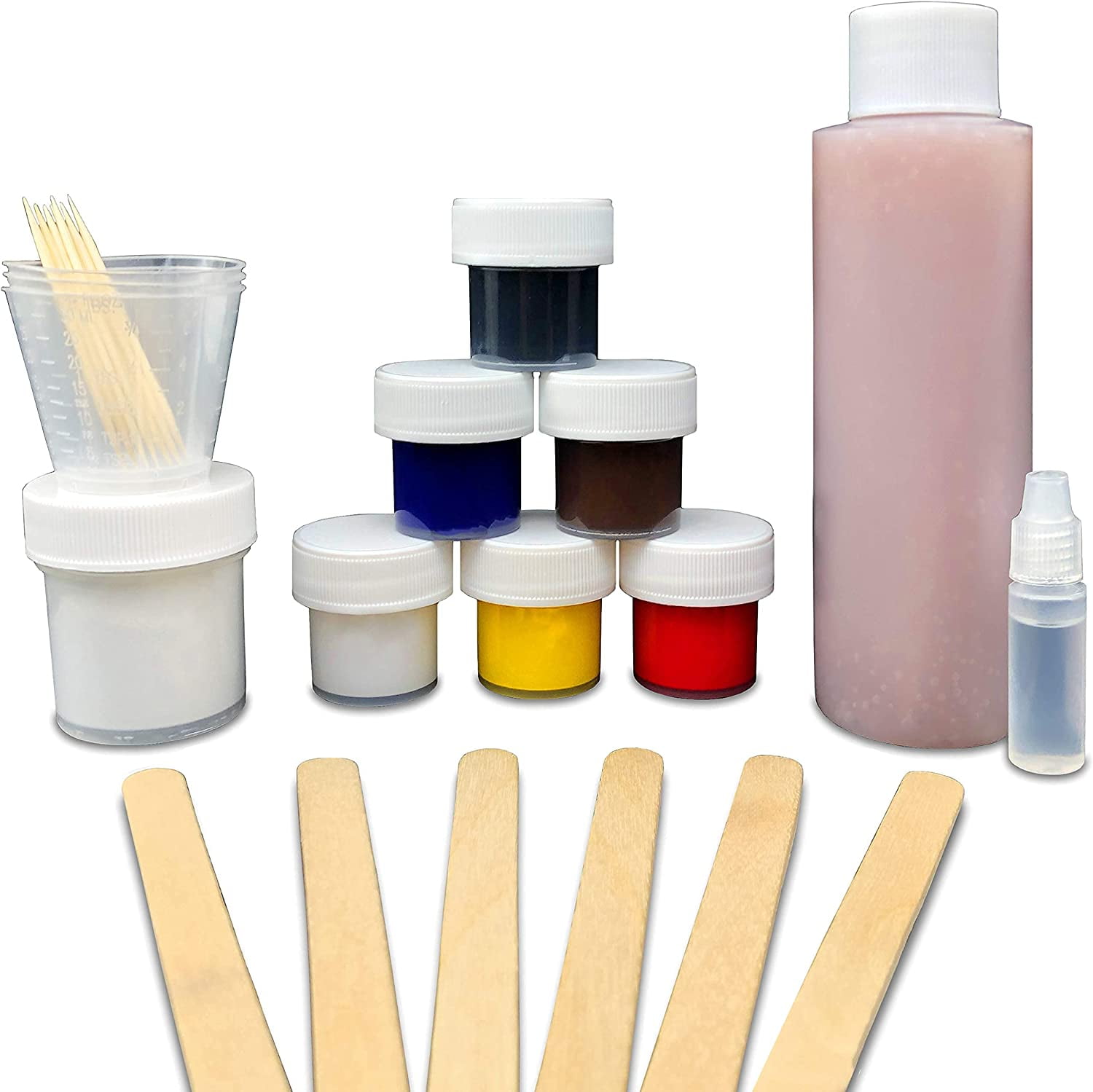 Premium Gelcoat Repair Set with Hardener, Measuring Cup