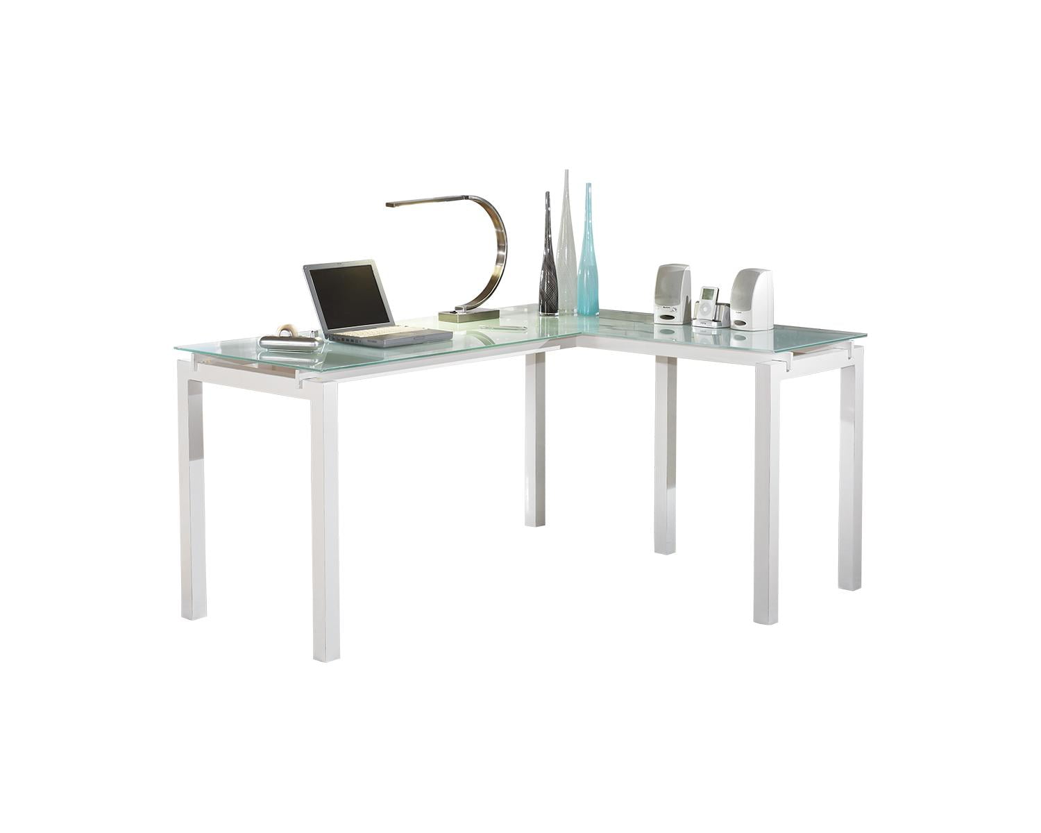 Signature Design By Ashley Baraga White L Desk Deal Brickseek