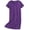 Purple, variant on Ekouaer Nightgowns for Women Cotton Sleepshirts Short Sleeve Nightshirt Tshirt Night Gown Casual Sleepdress Comfy Nightdress