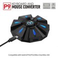 thumbnail image 1 of HXSJ P9 Keyboard and Mouse Converter Gaming Adapter with 4-color Breathing Light Compatible with Switch/PS4/PS3/XBox One/XBox 360, 1 of 5