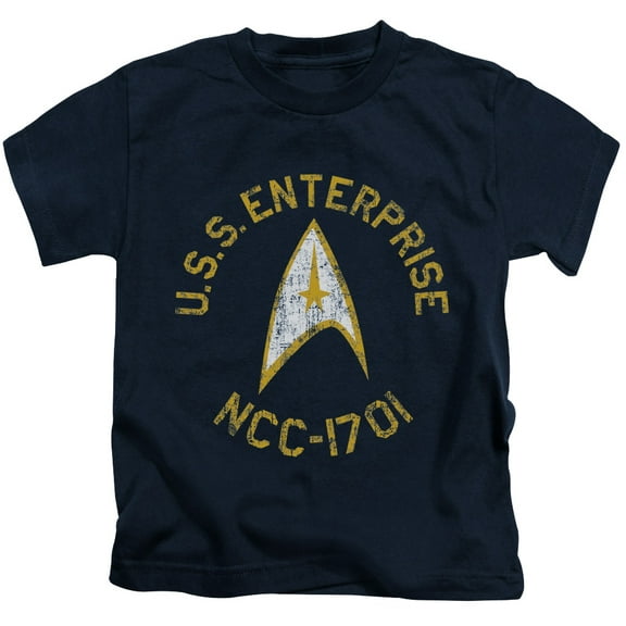 Star Trek Collegiate Youth 18/1 T-Shirt Navy