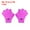 Rose Red, variant on Silicone Swimming Gloves Webbed Swim Gloves Water Resistance Training Gloves Blue 1 Pair
