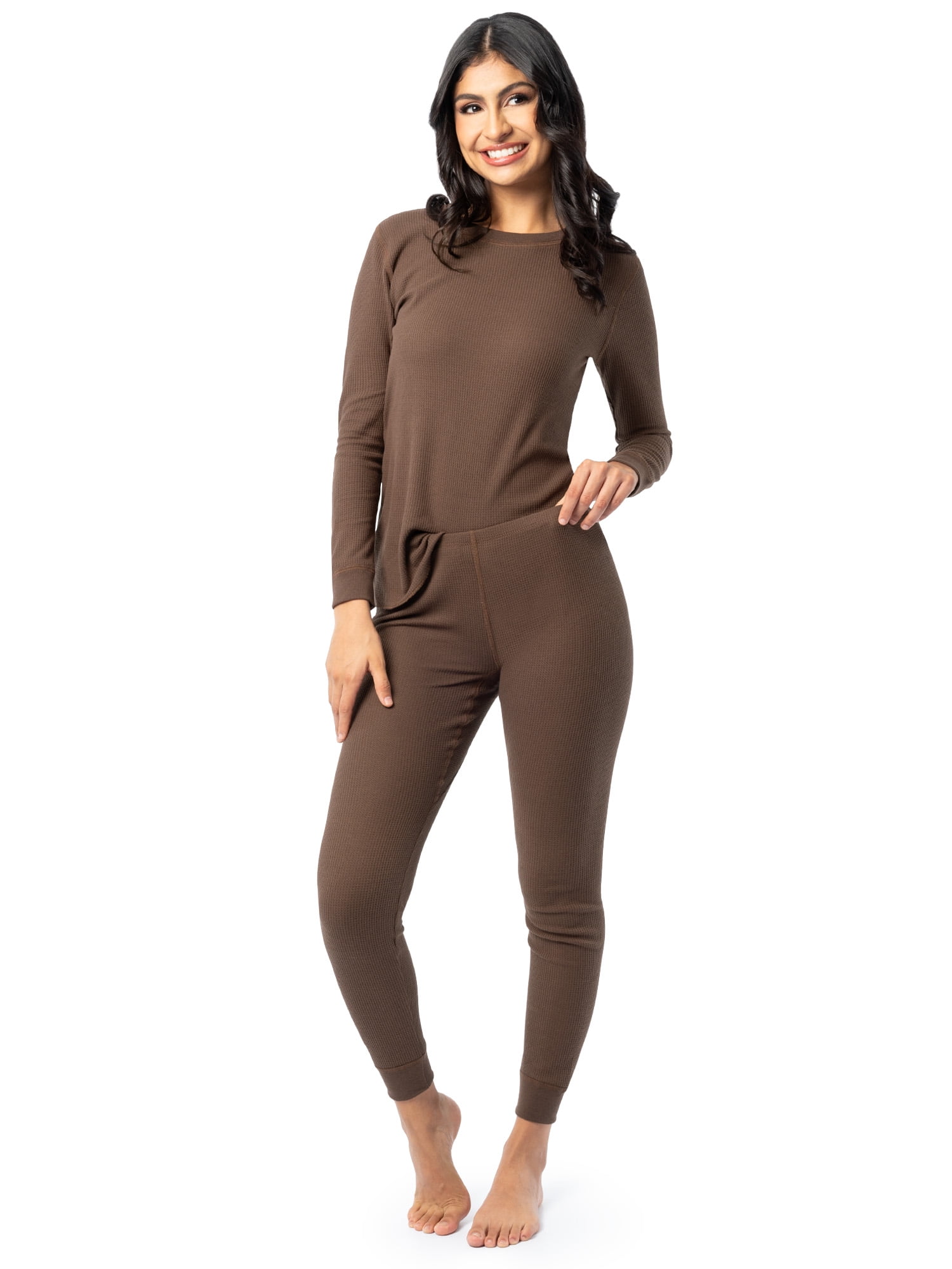 Fruit of the Loom Women's Recycled Waffle Thermal Bottom, Sizes XS-XXL
