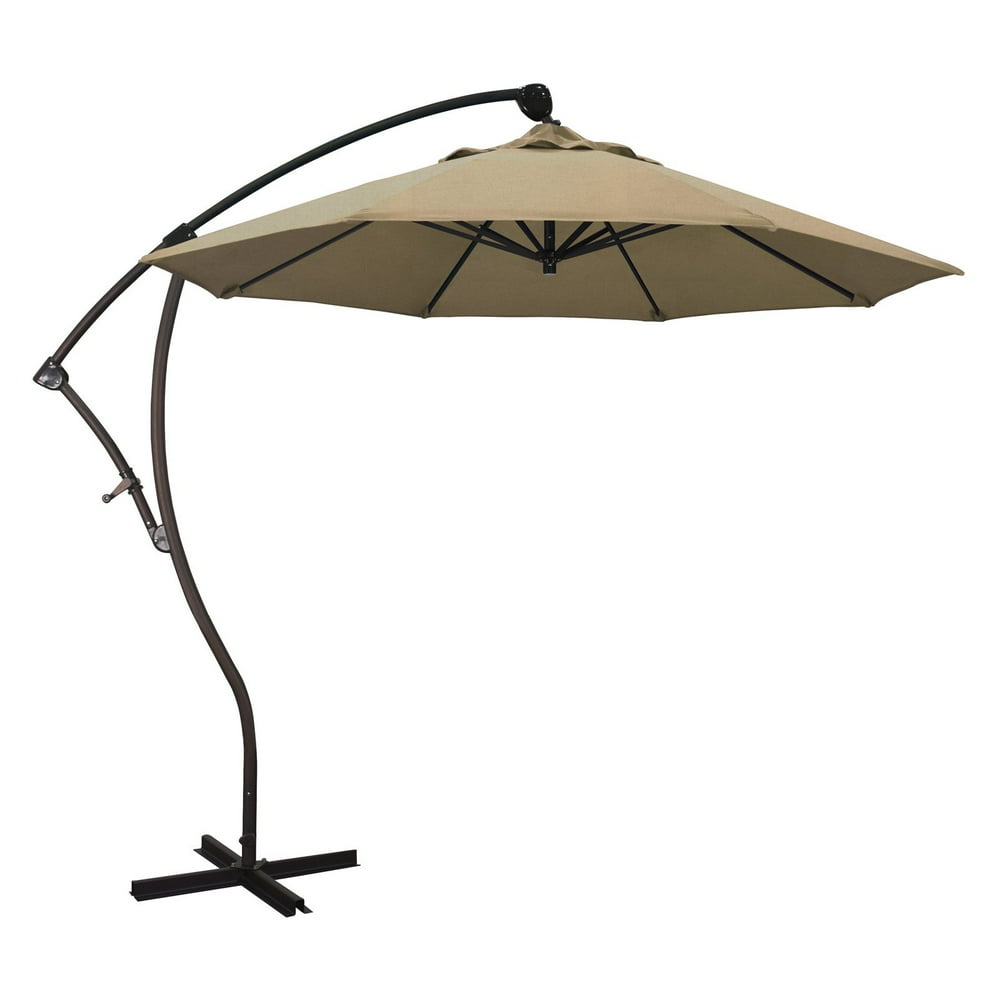 California Umbrella 9 ft. Sunbrella Rotating Offset Umbrella Walmart