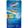 Clorox ToiletWand Disinfecting Refills, Disposable Wand Heads - 6 ct