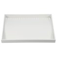 thumbnail image 1 of Bandeja de joyería apilable de cuero PU, bandeja organizadora de cajones para collares para escaparate de collares, blanco, 1 of 1