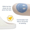 thumbnail image 3 of BERANMEY Cute Smile Face Slippers for Women Perfect Soft Plush Comfy Warm Slip-On Happy Face Slippers fo Women Indoor fluffy Smile House Slippers for Women and Men Non-slip Fuzzy Flat Slides, 3 of 9