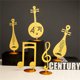 thumbnail image 3 of Música Estatua NightStand Figurine Sculpture Artist Decoration Office Studio Decoración portátil Decoración musical Regalo de cumpleaños Elenxs HA010806-04B, 3 of 7