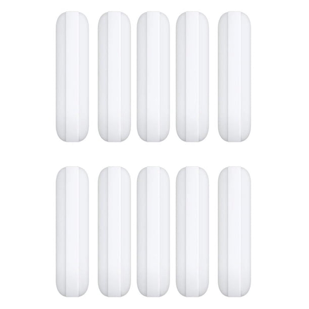 10 Piezas 25 mm (1 Pulgada) PTFE Mezclador Agitador Magnético Barra de Agitación, Color Blanco, Barra de Laboratorio, Barra de Placa de Agitación, Barras de Agitación de 7 mm 25 mm