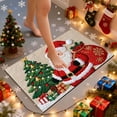 thumbnail image 4 of Lunxisen 3 Pcs Christmas Bathroom Rugs Sets, Merry Christmas Bath Mat Non Slip Washable, Soft Absorbent Snowflake Bath Rug for Bathroom(40*60cm), 4 of 9