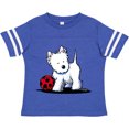 thumbnail image 3 of Inktastic Westie with Ball Boys or Girls Toddler T-Shirt, 3 of 5