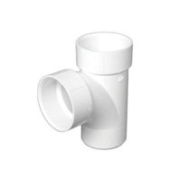 Charlotte Pipe 3 In. Hub DWV Sanitary Street Tee PVC 00403  1000HA
