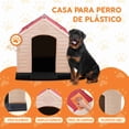 thumbnail image 2 of Casa Para Perro Grande Poli Pets Berlín Color Rojo, 2 of 7