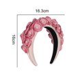 thumbnail image 2 of Diadema de mujer elegante con diseño personalizado de flores, accesorios para sombreros para mujeres y niñas, 2 of 5