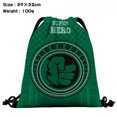 thumbnail image 2 of Mochila con cordón Anime Green Hulks 39x32 cm de algodón-poliéster, 2 of 2