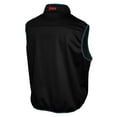 thumbnail image 3 of Men's Franchise Club Black Nebraska Huskers Softshell Full-Zip Vest, 3 of 3