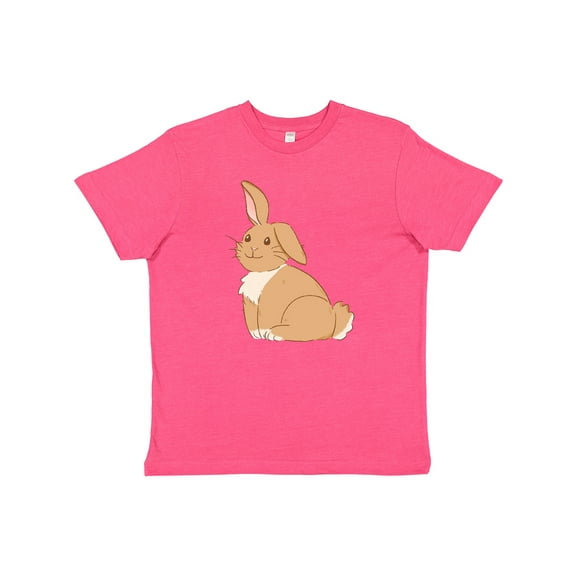 Inktastic Easter Cute Floppy Ear Brown Bunny Youth T-Shirt