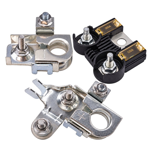 Battery Terminal Clamps for Ford F150 Models (2011 2014) Includes Positive and Negative Clips for Comprehensive Setup