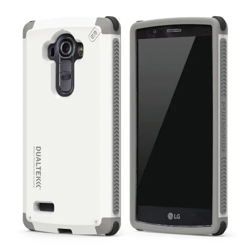 Puregear Dualtek Protective Cell Phone White Durable Case Cover For Lg G4