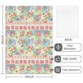 thumbnail image 2 of 2 Pcs Pioneer Flower Floral Print Pattern Kitchen Towels, Funny Microfiber Dish Towel Set, 18" X 26" Tea Towels, 2 of 6