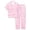 Pink Bow & Heart (Short Sleeves & Pants Set), variant on Little & Big Girls Pajama Satin Silky Yellow & Pink Leopard 2-PC Short Sleeves & Pants Set Modern Kid Size 8
