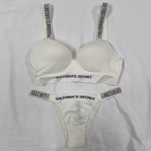 Victoria's Secret Sujetador Push Up Victoria Para Mujer Con Letras De Impresión De Lencería