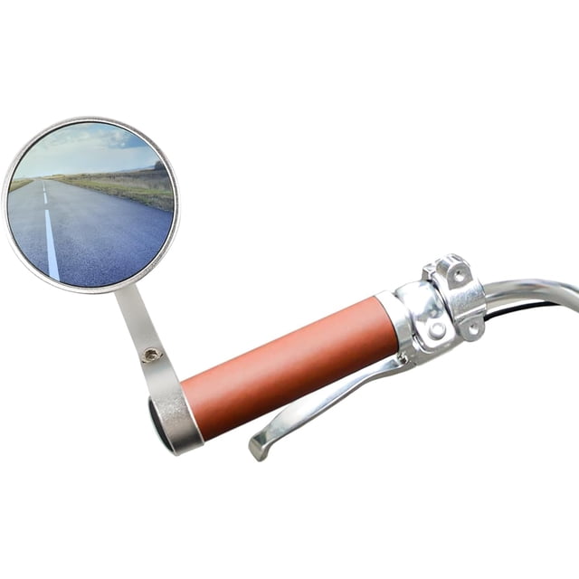 CNKOO Vintage Bike Mirror Metal bicycle mirror for handlebars Rearview Mirror Cruiser Bike Mirror Electric Bike mirror Side Mirror Galvanized Steel Frame for The Retro Bike Parts