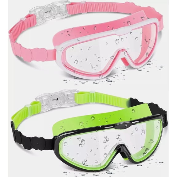 Portzon KIDS Swimming Goggles anti Fog Pack if 2
