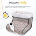 thumbnail image 2 of Electric Foot Warmer Feet Warmer Home Office Under Table Desk Soft Breathable, 2 of 5