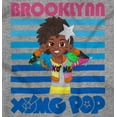thumbnail image 2 of XOMG POP Music Fan Brooklynn Cartoon Women Plus Size Zipper Hoodie Brisco Brands 2X, 2 of 5