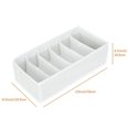 thumbnail image 2 of Mainstays Underwear Drawer Organizer Dividers for adult,6 Cells Collapsible Cabinet Closet Storage Boxes for Clothes, Socks, Lingerie, Underwear Etc., 2 of 6