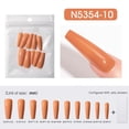 thumbnail image 1 of Waiimak Wearing Nail Patch 10Pcs Gloss Full Long Nail Patch Trapezoidal Matte Frosted, 1 of 2