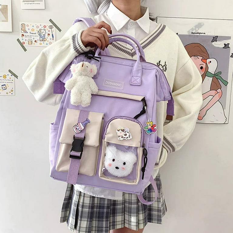 Backpack Cute Bear School College Travel Casual Bag for Kawaii Kid