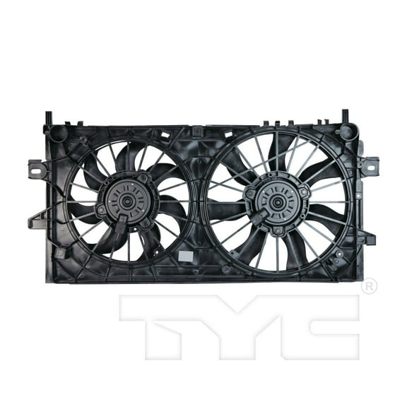 TYC 621430 Dual Radiator and Condenser Fan Assembly Fits select: 2006-2013 CHEVROLET IMPALA, 2014-2016 CHEVROLET IMPALA LIMITED