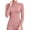 #262-Pink, variant on Mineart Soft Stretchy Base Layer Top Wide Neck Long Sleeve Warm Bottom Shirt Underwear for All Season Inner Wear
