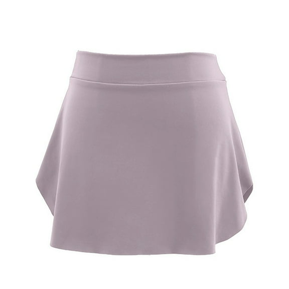 GYRATEDREAM Girls Ruffle Dance Skirt Toddler Baby Stretch Elastic Waist Side Slit Dress Kids Ballet Skirt Golf Athletic Pleated Skorts for 3-14 Years