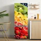 thumbnail image 3 of Calcomanías para puerta de refrigerador con estampado de frutas realistas en 3D, para despegar y pegar, impermeables, para puerta de refrigerador de cocina, 3 of 5