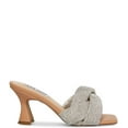 thumbnail image 2 of Steve Madden Latta-R Rhinestone Slip On Squared Open Toe Heeled Sandal Mule, 2 of 6