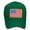 Kelly, variant on Gold American Flag Patched Mesh Cap - Kelly OSFM