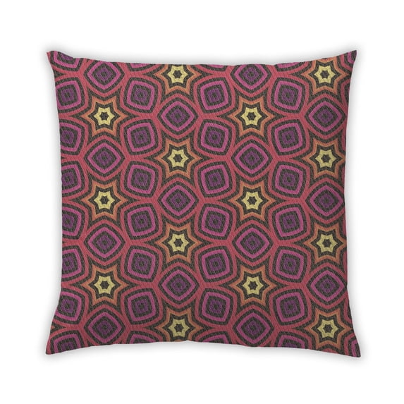 Ahgly Company Outdoor Square Contemporary Throw Pillow, 18 inch by 18 inch