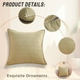 thumbnail image 2 of AUQ 2Pcs Decorative Pillow Covers No Pilling Pillow Covers 16X16 Easy Removal Throw Pillow Cover Colormixing1, 2 of 7