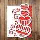 thumbnail image 2 of Tarjetas de corazón para el día de San Valentín, troqueles de corte de metal, plantilla para álbum de recortes, bricolaje, plantilla para tarjeta de papel, molde para repujado, decoración ar, 2 of 2