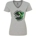 thumbnail image 3 of Inktastic Cerebral Palsy Awareness Brave Women's V-Neck T-Shirt, 3 of 5