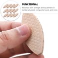 thumbnail image 2 of Shisuyan 100Set Woodworking Connection Biscuits Light Brown for Woodworking Projects, 2 of 8