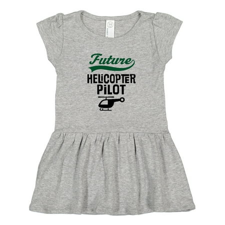 

Inktastic Future Helicopter Pilot Gift Toddler Girl Dress