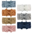 thumbnail image 1 of JM 7 Uds. Diademas para bebé niña, diadema para el pelo, cinta para el pelo con lazo, accesorios para diademas, turbante para niño JM JM, 1 of 5