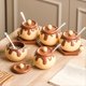 thumbnail image 5 of Tarro de de Cerámica con Forma de Chocolate Coreano, Caja de Condimentos de , Salero y Pimentero, Utensilios de Cocina para Decorar y Aromatizar., 5 of 5