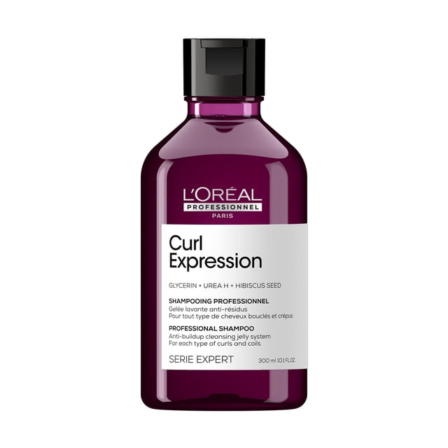L'Oréal Professionnel Paris Curl Expression Shampoo | Shampoo de limpieza profunda para rizos | Libre de sulfatos, parabenos y siliconas |Limpia suavemente y elimina las impurezas | Con tec